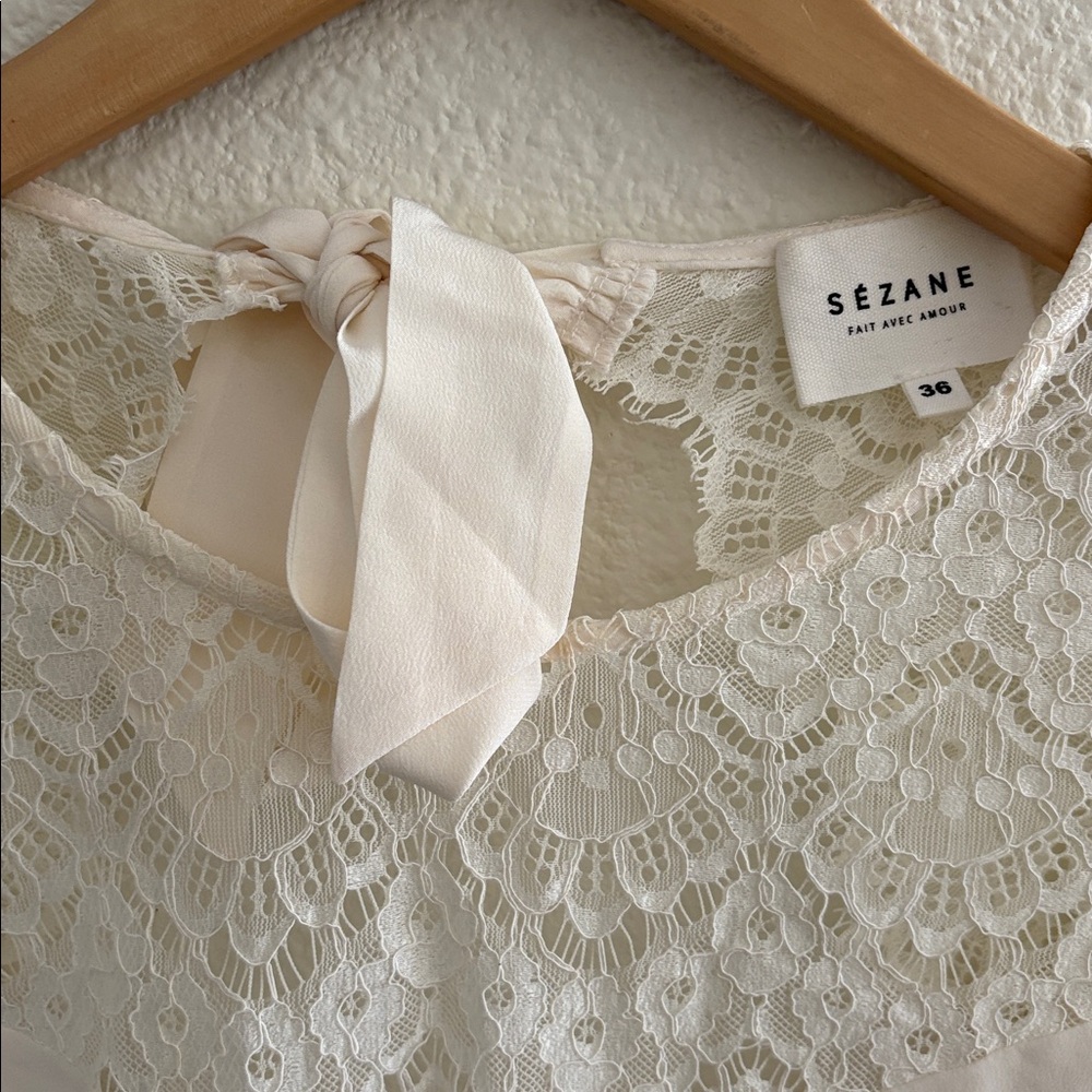 Sezane Adeline Silk Blouse - Picture 3 of 8
